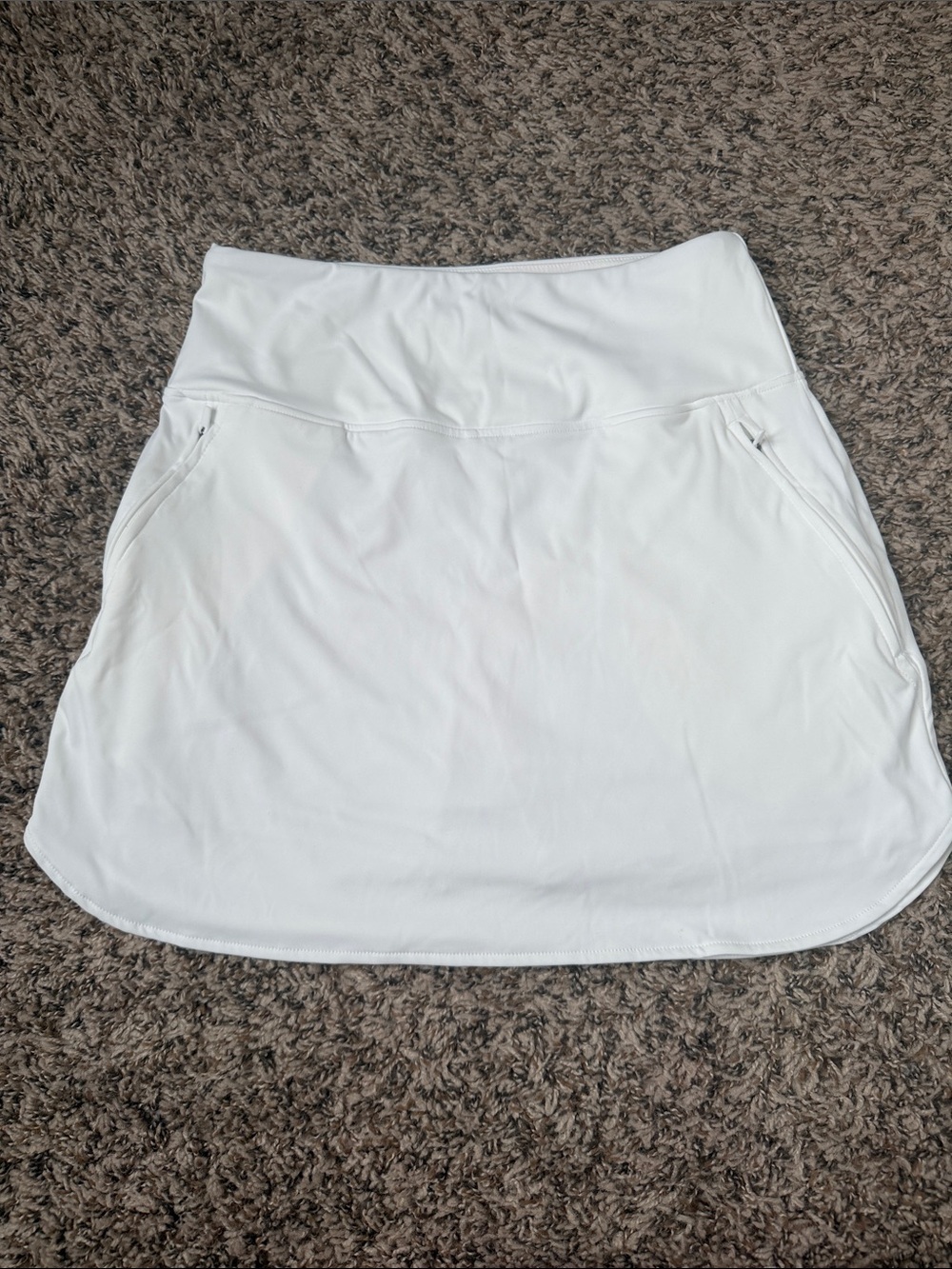 Women’s White Active Skort with Pockets